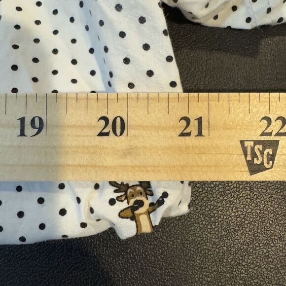 Dabbing Reindeer Shirt Large White AOP Short Sleeve Button Up Christmas Dancing - Picture 6 of 6